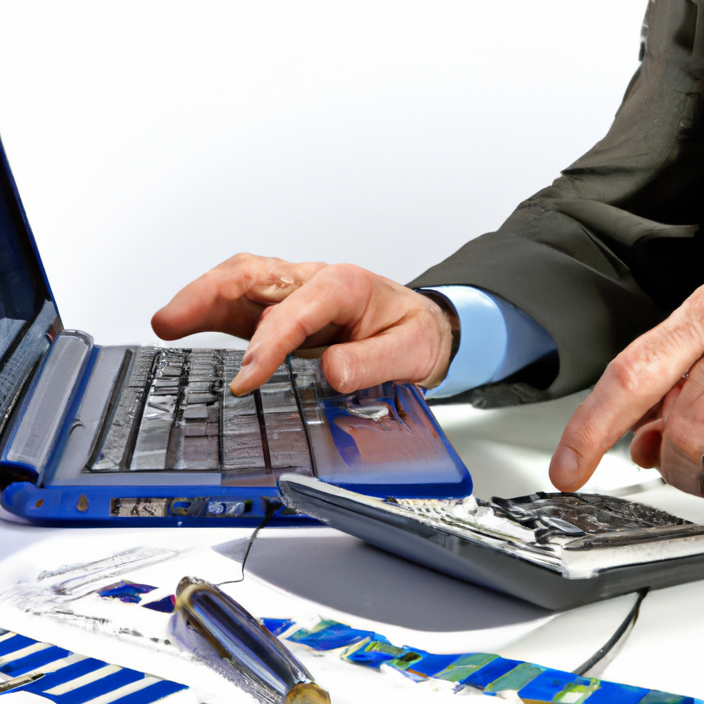 Homme analysant des investissements